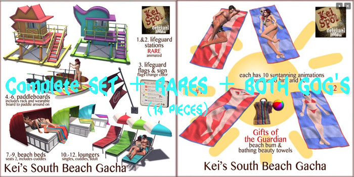 Kei's SoBe Gacha FULL SET + RARES + BOTH GOG's