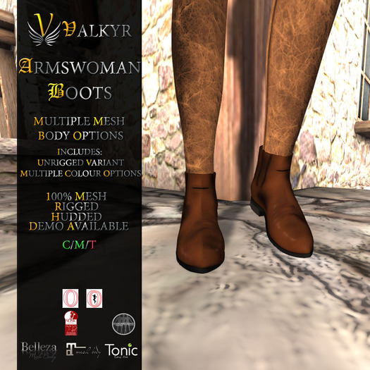 *Valkyr* Armswoman Boots Demo