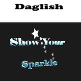 show your sparkle 3d blue daglish 