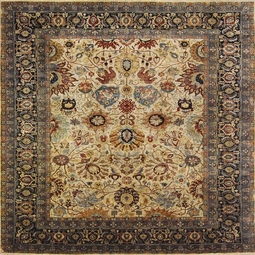 SO Rug - Ivory Blue Indian