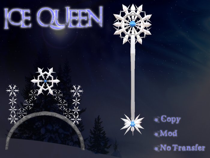 Ice Queen Tiara & Scepter