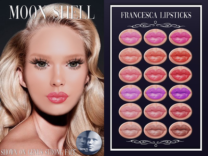 Moon Shell - Francesca Lipsticks Applier Genus