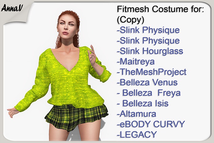 Anna.V _Costume-Autumn miss Dawn_07 Dawn _ Slink, Maitreya, TMP, Belleza, Altamura, eBODY, LEGACY