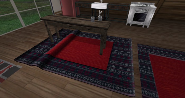 § Blu Christmas Rug §