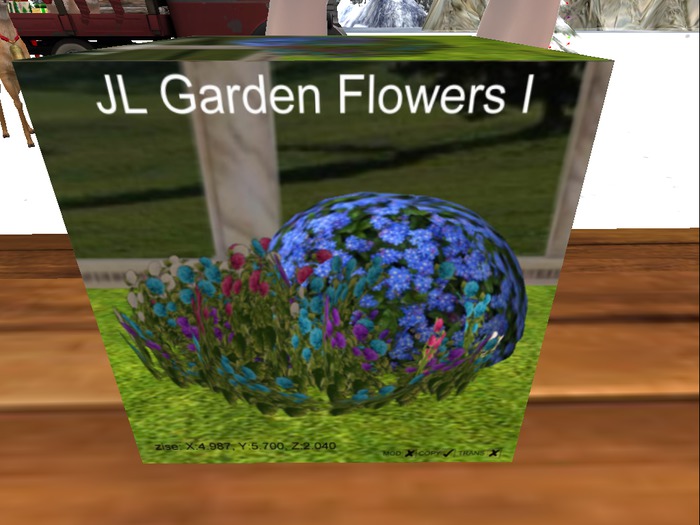 JL Garden Flowers Plants I (blue) xst bx