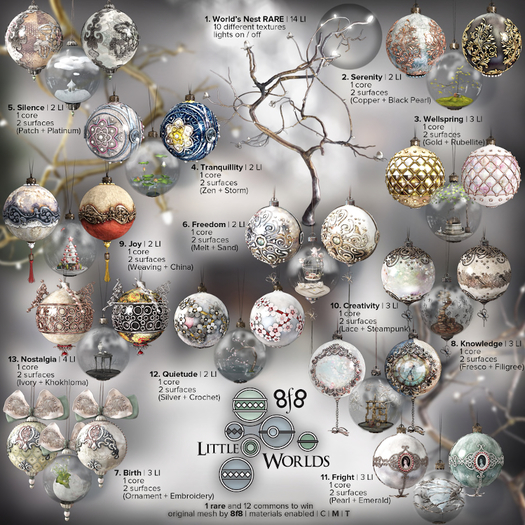 12 - 8f8 Little Worlds - Quietude Box