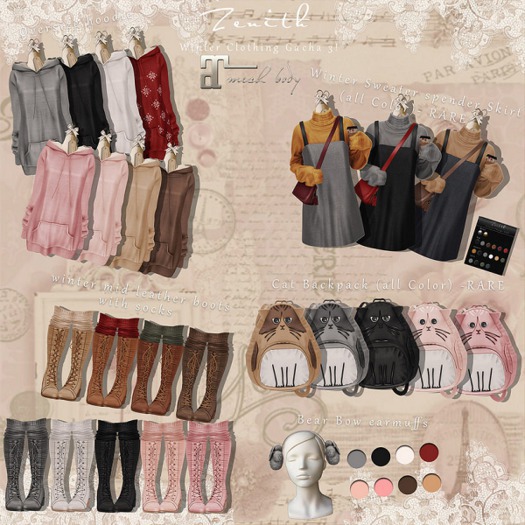 =Zenith=Cat Backpack (all Color) -RARE