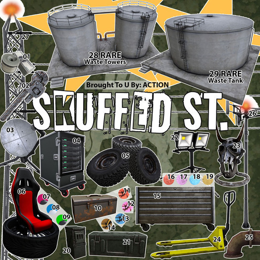 27 Action Skuffed St - Power Tower