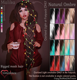 {Limerence} Malika hair-Natural Ombre