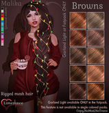 {Limerence} Malika hair-Browns