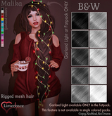 {Limerence} Malika hair-B&W