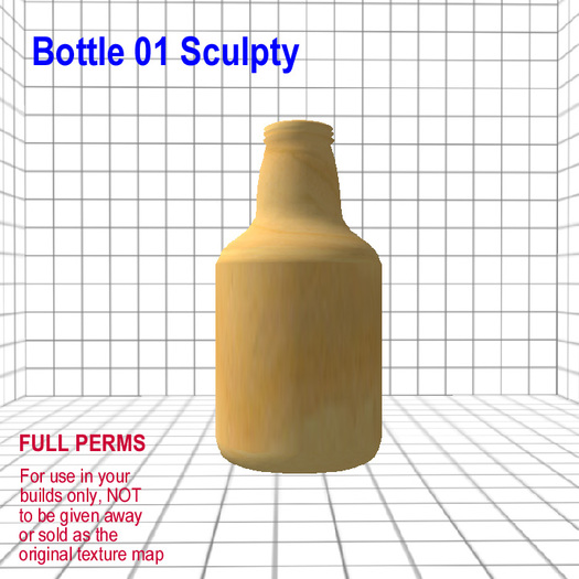 Bottle01 Sculpty Map Full Perms