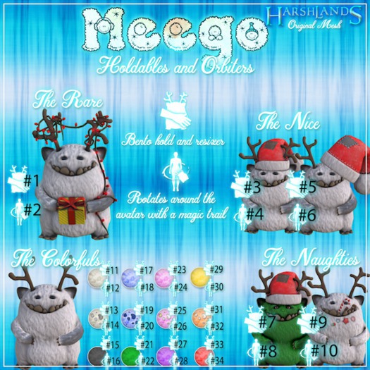 [HL] #1 RARE Meego Holdable - Santa's Messy Helper 