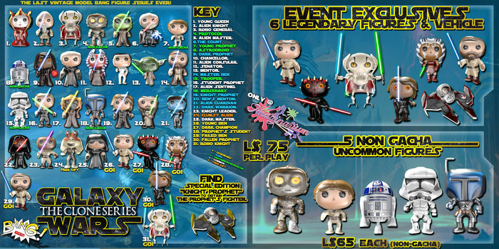 Bang! Figures - Galaxy Wars CS #14 - Master Ben (RARE)