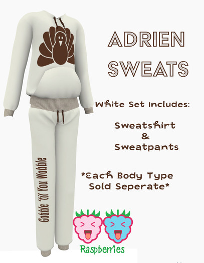 / :p / ADRIEN Sweats-White-Tweenster(Add Me)