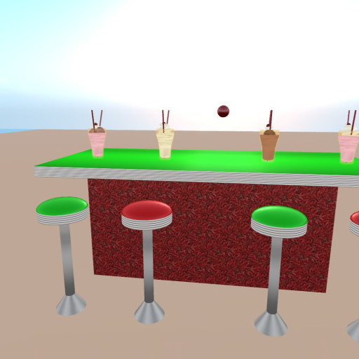 50's Diner Counter Christmas