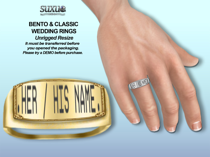 Ring Bento Male Name Write