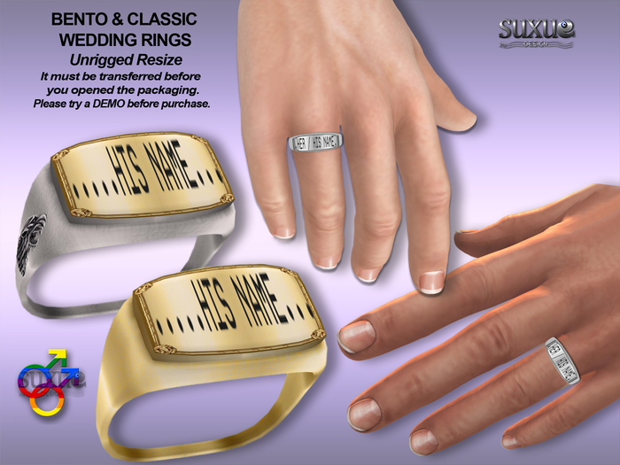 [SuXue Mesh] For Bento & Classic Hands Rings Artu 2 Gays Boxes