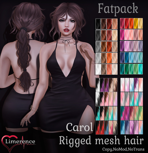 {Limerence} Carol hair-Fatpack(Mod)