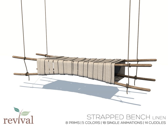 .:revival:. strapped bench linen