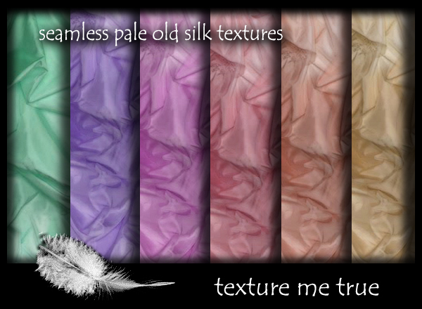 old pale silk fabric textures