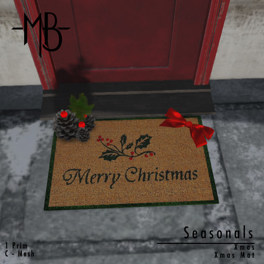 -MB- BOX SEASONALS - XMAS - Merry Xmas Mat