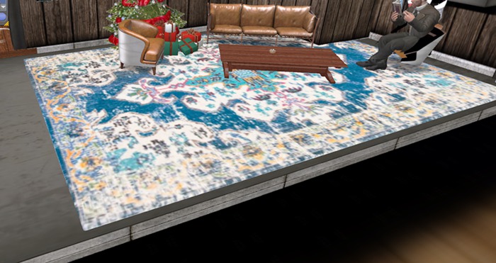 Madisen-Medallion Rug (padded) AREA RUG