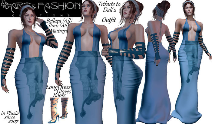ART & FASHION - TRIBUTETODALI 2 OUTFIT