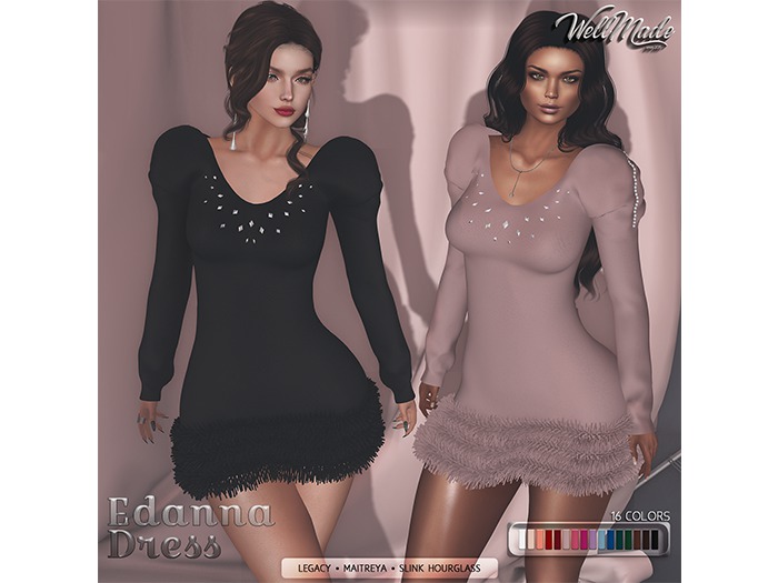 [WellMade] Edanna Dress