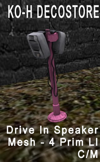 KO-H Drive In Speaker