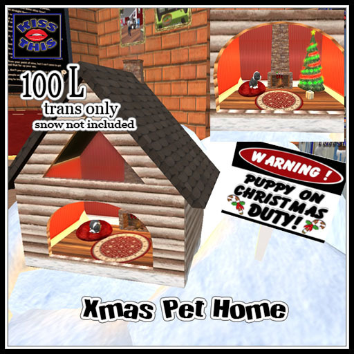 <Kiss This!> Xmas Pet Home