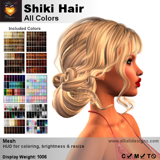 A&A Shiki Hair All Colors, boxed