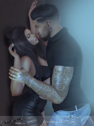 <EMOZIONE> Couple Pose **Conviction Or Passion**! [BAG]