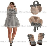 Foxes - Woodland Wonderland - 4 Piece Set - Grey