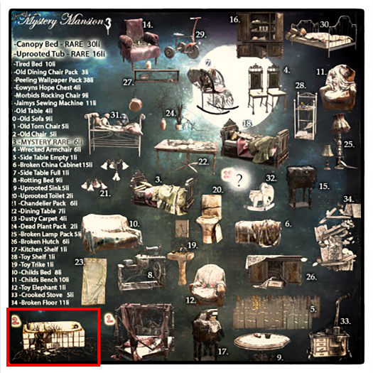 2 -DRD- MM3 - Uprooted Tub - RARE