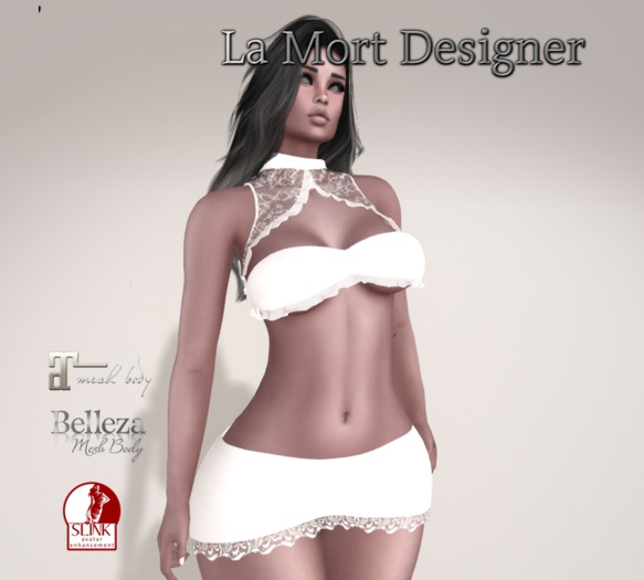 .LM.  Set Devassa - Top and  Skirt