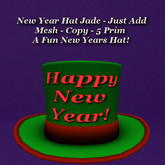 New Year Hat Jade - Just Add