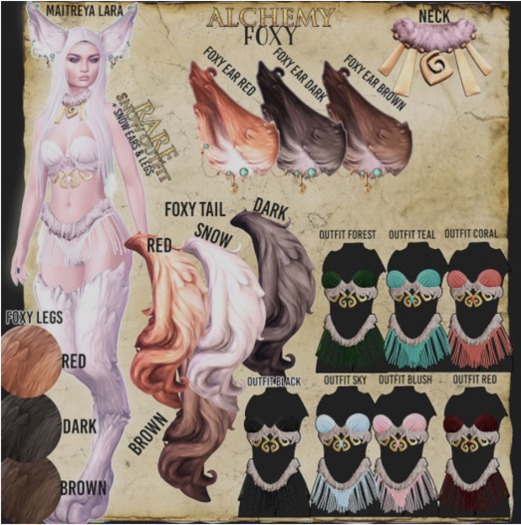 Alchemy - Foxy - Outfit - Teal