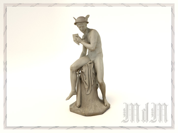 Boudoir de la Reine - Mercurius Sculpture