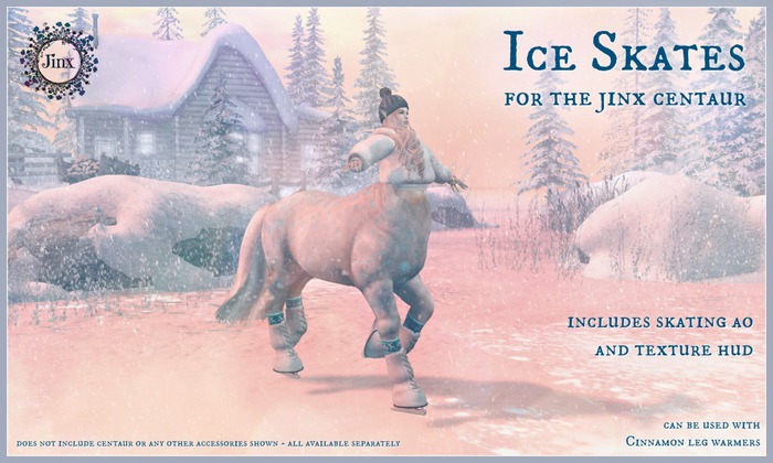 Jinx : Ice Skates for Centaur - wear to unpack