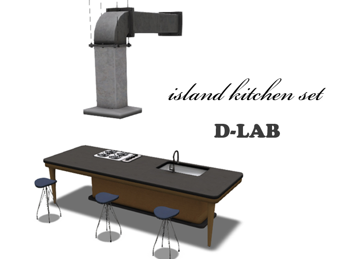 D-LAB island kitchen set