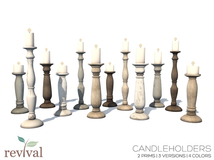 .:revival:. candleholders