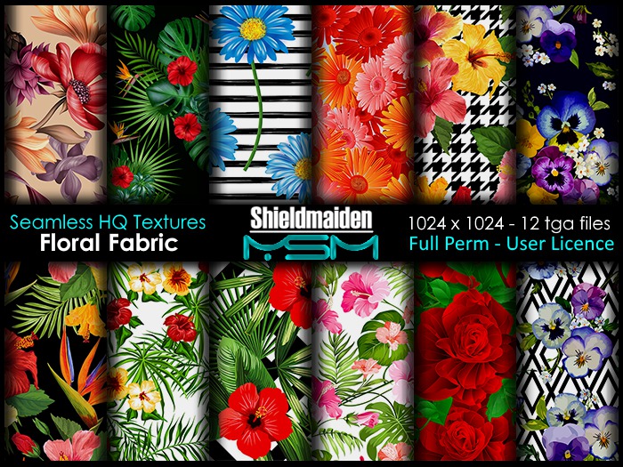 MSM Floral Fabric - Seamless Full Perm Textures