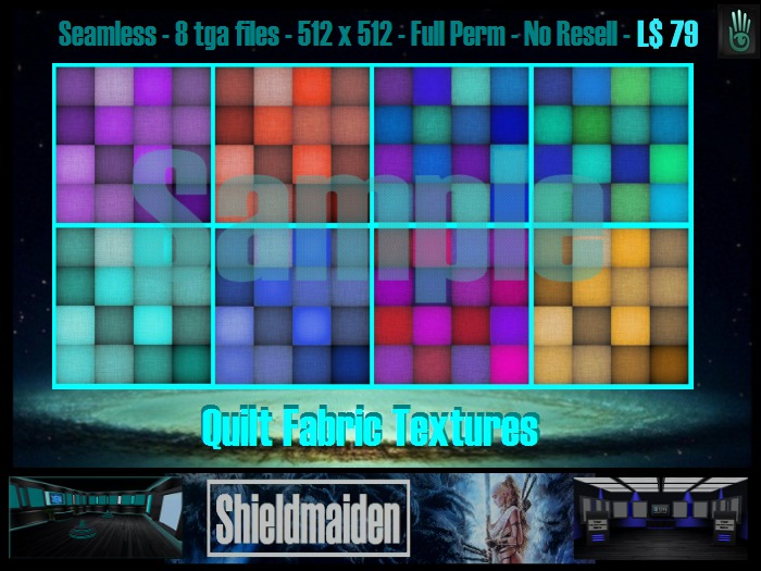 MSM Quilt or Patchwork Fabrics - Full Perm Textures - Seamless