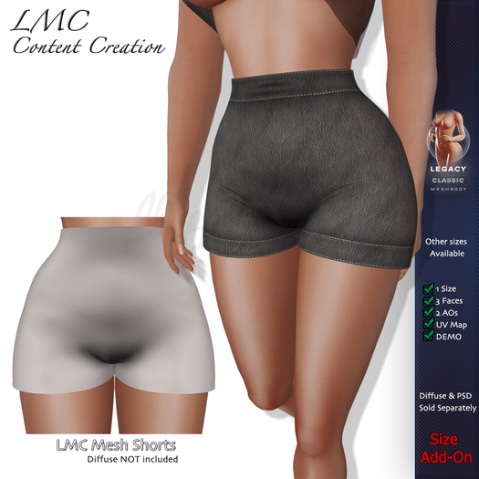 LMC Mesh - Shorts - LEGACY - Add-On