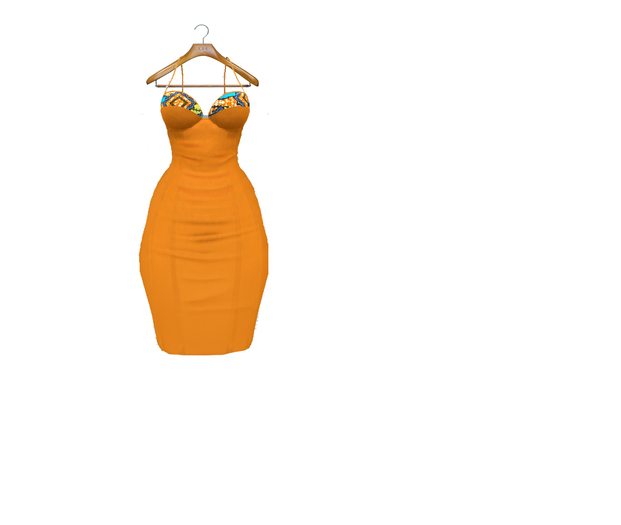 L&H :: ADE Dress  Orange - Add