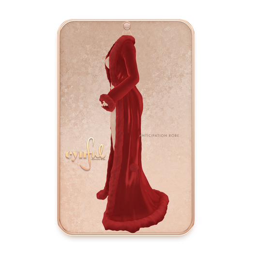 Cynful Anticipation Robe - Red