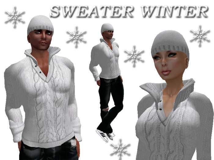WINTER SWEATER WHITE