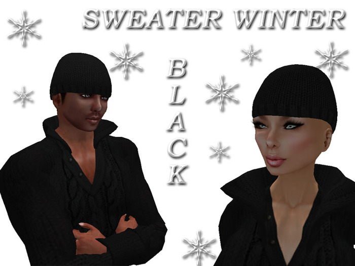 WINTER SWEATER BLACK / 2010