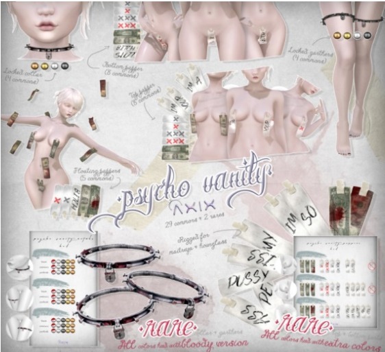 :Axix:: PsychoVanity Top 3xRed / MAITREYA